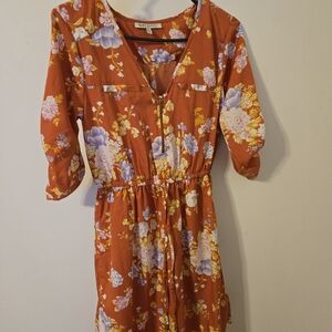 Floral Print Women's Dress